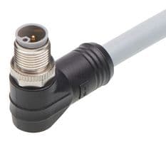 1205000325 - MOLEX - 1205000325 - Sensor Cable, M12, 90° Micro-Change Plug, Free End, 5 Positions, 10 m, 32.81 ft