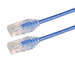 TRD628BL-5 - L-COM - TRD628BL-5 - Ethernet Cable, Cat6, RJ45 Plug to RJ45 Plug, UTP (Unshielded Twisted Pair), Blue, 1.52 m, 5 ft