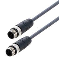 TRG882-C6G-10M - L-COM - TRG882-C6G-10M - Sensor Cable, A Coded, M12 Plug, M12 Plug, 8 Positions, 10 m, 32.8 ft, TRG882-C6G Series