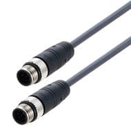 TRG882-C6G-2M - L-COM - TRG882-C6G-2M - Sensor Cable, A Coded, M12 Plug, M12 Plug, 8 Positions, 2 m, 6.6 ft, TRG882-C6G Series