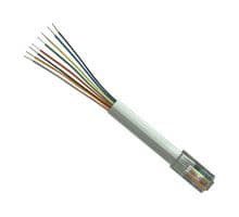 TDC005-5 - L-COM - TDC005-5 - Ethernet Cable, RJ45 Plug to Free End, Grey, 1.52 m, 5 ft