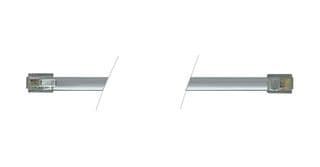 TDC214 - L-COM - TDC214 - Ethernet Cable, RJ11 Plug to RJ11 Plug, Grey, 4.3 m, 14 ft