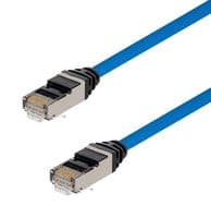 TRD628P-BLU-3 - L-COM - TRD628P-BLU-3 - Ethernet Cable, Cat6, RJ45 Plug to RJ45 Plug, FUTP (Foiled Unshielded Twisted Pair), Blue