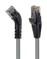 TRD645RGRY-3 - L-COM - TRD645RGRY-3 - Ethernet Cable, Cat6, 45° RJ45 Plug to RJ45 Plug, UTP (Unshielded Twisted Pair), Grey, 914.4 mm