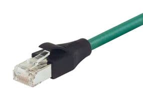 TRD695AHF-40 - L-COM - TRD695AHF-40 - Ethernet Cable, Cat6, Cat6a, RJ45 Plug to RJ45 Plug, STP (Shielded Twisted Pair), Teal, 12.2 m