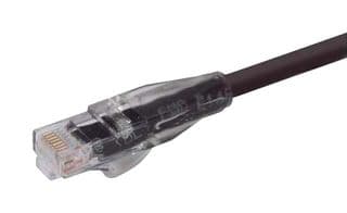 TRD695BLK-1 - L-COM - TRD695BLK-1 - Ethernet Cable, Cat6, RJ45 Plug to RJ45 Plug, UTP (Unshielded Twisted Pair), Black, 304.8 mm