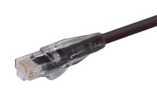 TRD695BLK-40 - L-COM - TRD695BLK-40 - Ethernet Cable, Cat6, RJ45 Plug to RJ45 Plug, UTP (Unshielded Twisted Pair), Black, 12.2 m, 40 ft