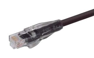 TRD695BLK-5 - L-COM - TRD695BLK-5 - Ethernet Cable, Cat6, RJ45 Plug to RJ45 Plug, UTP (Unshielded Twisted Pair), Black, 1.5 m, 5 ft