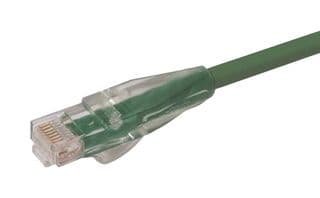 TRD695GR-30 - L-COM - TRD695GR-30 - Ethernet Cable, Cat6, RJ45 Plug to RJ45 Plug, UTP (Unshielded Twisted Pair), Green, 9.1 m, 30 ft