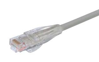 TRD695GRY-2 - L-COM - TRD695GRY-2 - Ethernet Cable, Cat6, RJ45 Plug to RJ45 Plug, UTP (Unshielded Twisted Pair), Grey, 609.6 mm, 2 ft
