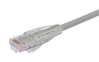 TRD695GRY-20 - L-COM - TRD695GRY-20 - Ethernet Cable, Cat6, RJ45 Plug to RJ45 Plug, UTP (Unshielded Twisted Pair), Grey, 6.1 m, 20 ft