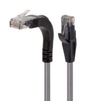 TRD695RA15GRY-5 - L-COM - TRD695RA15GRY-5 - Ethernet Cable, Cat6, 90° RJ45 Plug to RJ45 Plug, UTP (Unshielded Twisted Pair), Grey, 1.5 m