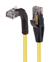 TRD695RA2Y-1 - L-COM - TRD695RA2Y-1 - Ethernet Cable, Cat6, 90° RJ45 Plug to RJ45 Plug, UTP (Unshielded Twisted Pair), Yellow, 304.8 mm