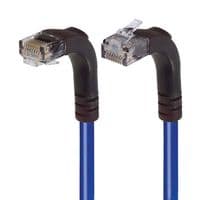 TRD695RA4BL-1 - L-COM - TRD695RA4BL-1 - Ethernet Cable, Cat6, 90° RJ45 Plug to 90° RJ45 Plug, UTP (Unshielded Twisted Pair), Blue