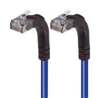 TRD695RA5BL-15 - L-COM - TRD695RA5BL-15 - Ethernet Cable, Cat6, 90° RJ45 Plug to 90° RJ45 Plug, UTP (Unshielded Twisted Pair), Blue, 4.6 m