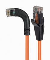 TRD695RA6OR-5 - L-COM - TRD695RA6OR-5 - Ethernet Cable, Cat6, 90° RJ45 Plug to RJ45 Plug, UTP (Unshielded Twisted Pair), Orange, 1.5 m