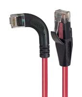 TRD695RA6RD-25 - L-COM - TRD695RA6RD-25 - Ethernet Cable, Cat6, 90° RJ45 Plug to RJ45 Plug, UTP (Unshielded Twisted Pair), Red, 7.6 m