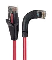 TRD695RA7RD-10 - L-COM - TRD695RA7RD-10 - Ethernet Cable, Cat6, 90° RJ45 Plug to RJ45 Plug, UTP (Unshielded Twisted Pair), Red, 3.05 m