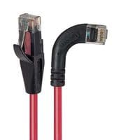 TRD695RA7RD-5 - L-COM - TRD695RA7RD-5 - Ethernet Cable, Cat6, 90° RJ45 Plug to RJ45 Plug, UTP (Unshielded Twisted Pair), Red, 1.5 m, 5 ft