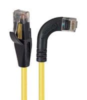 TRD695RA7Y-7 - L-COM - TRD695RA7Y-7 - Ethernet Cable, Cat6, 90° RJ45 Plug to RJ45 Plug, UTP (Unshielded Twisted Pair), Yellow, 2.1 m