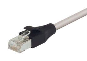 TRD695SCR-30 - L-COM - TRD695SCR-30 - Ethernet Cable, Cat6, RJ45 Plug to RJ45 Plug, Grey, 9.1 m, 30 ft