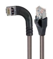 TRD695SRA6GRY-15 - L-COM - TRD695SRA6GRY-15 - Ethernet Cable, Cat6, 90° RJ45 Plug to RJ45 Plug, FTP (Foiled Twisted Pair), Grey, 4.6 m, 15 ft