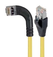 TRD695SRA6Y-3 - L-COM - TRD695SRA6Y-3 - Ethernet Cable, Cat6, 90° RJ45 Plug to RJ45 Plug, FTP (Foiled Twisted Pair), Yellow, 914.4 mm