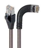 TRD695SRA7GRY-3 - L-COM - TRD695SRA7GRY-3 - Ethernet Cable, Cat6, 90° RJ45 Plug to RJ45 Plug, FTP (Foiled Twisted Pair), Grey, 914.4 mm, 3 ft
