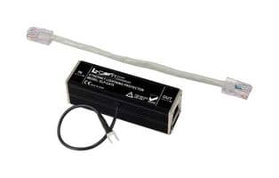 ELP-CAT5 - L-COM - ELP-CAT5 - Surge Protector, Lightning Surge Arrester, 1 Ports, Cable