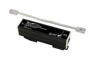 ELPD-CAT6 - L-COM - ELPD-CAT6 - Surge Protector, POE Surge Protector, 1 Ports, DIN Rail