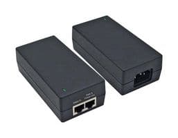 PS4820GB-POE-1 - L-COM - PS4820GB-POE-1 - PoE+ Injector, Midspan, 1 Port, Power Over Ethernet, 10/100/1000 Mbps, 48 VDC, 20 W