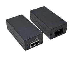 PS4860GB-POE - L-COM - PS4860GB-POE - PoE+ Injector, Midspan, 1 Port, Power Over Ethernet, 10/100/1000 Mbps, 48 VDC, 60 W