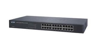 GSW-2401 - L-COM - GSW-2401 - Switch, 24 Ports, Commercial, Unmanaged Gigabit Ethernet, Rack, RJ45 x 24, 10Mbps, 100Mbps, 1Gbps