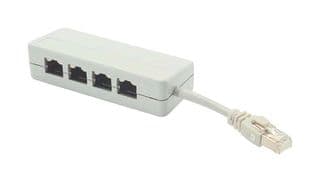 PMOD4S-1 - L-COM - PMOD4S-1 - Splitter, ISDN, 5 RJ45 8x8, Fully Wired, Shielded, with Cable