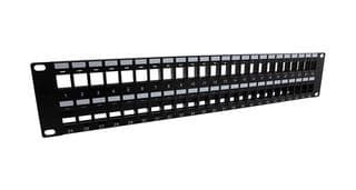 PR35-48KS-CM - L-COM - PR35-48KS-CM - Patch Panel, RJ45, 48 Ports, 2U