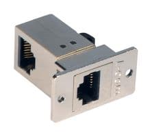 ECF504-SR5E - L-COM - ECF504-SR5E - In-Line Adapter, Cat5e, R/A, Adapter, In-Line, RJ45, RJ45