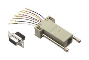 RA098F - L-COM - RA098F - In-Line Adapter, Adapter, In-Line, D Sub, RJ45