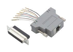 RS25EMI8F - L-COM - RS25EMI8F - In-Line Adapter, Adaptor, In-Line, D Sub, RJ45