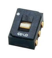 CAS-220TA1 - NIDEC COMPONENTS - CAS-220TA1 - Slide Switch, DPDT, On-On, Surface Mount, CAS Series, 100 mA