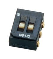 CAS-D20TA1 - NIDEC COMPONENTS - CAS-D20TA1 - Slide Switch, SPDT Dual, On-On, Surface Mount, CAS Series, 100 mA
