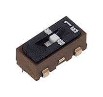 CJS-1200TA1 - NIDEC COMPONENTS - CJS-1200TA1 - Slide Switch, SPDT, On-On, Surface Mount, CJS Series, 100 mA