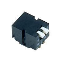 CHP-021TB - NIDEC COMPONENTS - CHP-021TB - DIP / SIP Switch, 2 Circuits, Piano Key, Surface Mount, SPST-NO, 6 V, 100 mA