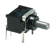 CFT2-1DC4-AW - NIDEC COMPONENTS - CFT2-1DC4-AW - Toggle Switch, Ultra Miniature, On-On, SPDT, Non Illuminated, CFT2 Series, Through Hole