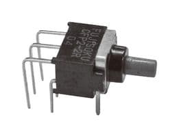CFP2-2RC4-AW - NIDEC COMPONENTS - CFP2-2RC4-AW - Pushbutton Switch, Ultra Miniature, CFP2 Series, DPDT, On-(On), Plunger for Cap, Grey