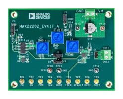 MAX22202EVKIT# - ANALOG DEVICES - MAX22202EVKIT# - Evaluation Kit, MAX22202ATC+, Brushed DC Motor Driver, Power Management - Motor Control