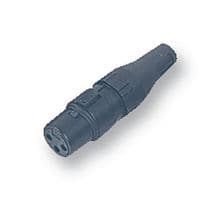 708-0300 - DELTRON COMPONENTS - 708-0300 - XLR Connector, 3 Contacts, Jack, Cable Mount, Silver Plated Contacts, Metal Body