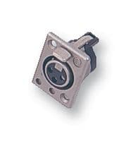 702-0400 - DELTRON COMPONENTS - 702-0400 - XLR Connector, 4 Contacts, Jack, Panel Mount, Silver Plated Contacts, Metal Body, 7000