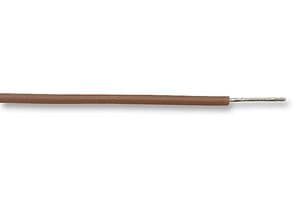 9918 001100 - BELDEN - 9918 001100 - Wire, Stranded, Hook Up, UL1007/UL1569, PVC, Brown, 18 AWG, 16 x 30AWG, 100 ft