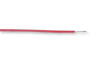 SPC00440A001 25M - BRAND REX - SPC00440A001 25M - Wire, Solid, Equipment, PTFE, Red, 26 AWG, Solid, 82 ft