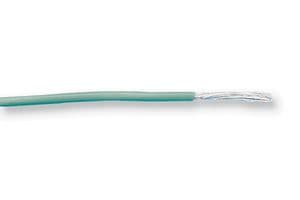 SPC00492A005 100M - BRAND REX - SPC00492A005 100M - Wire, Stranded, Equipment, PTFE, Green, 32 AWG, 7 x 0.079mm, 328.08 ft